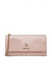 Nine West Torebka NW-W1-013-SS25 Różowy. Czerwone torebki wieczorowe damskie Nine West, bez wzorów, z materiału, bez dodatków. Za 119.99 zł.