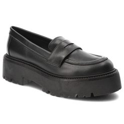 Czarne Półbuty Carinii Eleganckie Mokasyny Damskie. Czarne mokasyny damskie Carinii, ze skóry, bez obcasa. Za 599.00 zł.