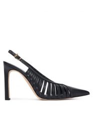 MICHAEL Michael Kors Szpilki Adriana 40T6ADHP1L Czarny. Czarne szpilki damskie MICHAEL Michael Kors, bez wzorów, ze skóry, bez obcasa, na szpilce, bez zapięcia. Za 789.99 zł.