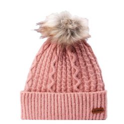 Czapka Damska Ninoa. Brązowe czapki damskie IGUANA, bez wzorów. Za 92.99 zł.