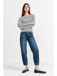 Rich & Royal Koszulka w kolorze biało-czarnym rozmiar: L. Białe bluzki damskie Rich & Royal, l, bez wzorów, bez kołnierzyka, bez ramiączek. Za 149.95 zł.