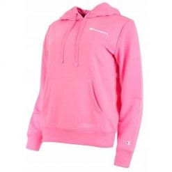 Bluza sportowa damska Champion Hooded Sweatshirt. Czerwone bluzy damskie Champion, s, bez wzorów, z kapturem. Za 160.89 zł.