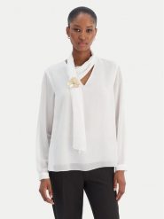 Rinascimento Koszula CFC0126527003 Biały Regular Fit. Białe koszule damskie Rinascimento, xl, bez wzorów, z syntetyku, biznesowe, bez kołnierzyka, bez ramiączek. Za 429.99 zł.