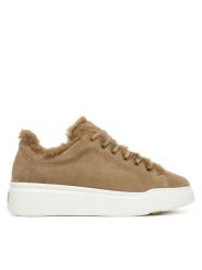 Max Mara Sneakersy Tmaxi 2524766192650 Brązowy. Brązowe obuwie sportowe damskie Max Mara, ze skóry, bez zapięcia. Za 2,199.00 zł.