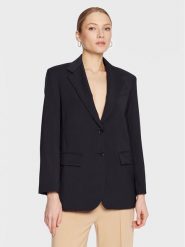 Weekend Max Mara Marynarka Ceci 23504109 Granatowy Relaxed Fit. Niebieskie marynarki i żakiety damskie Weekend Max Mara, bez wzorów, z wełny. Za 1,499.00 zł.