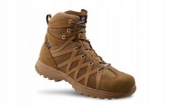 Buty militarne trekkingowe Crispi Ares 6 GTX. Czarne obuwie trekkingowe damskie Crispi, z materiału, bez zapięcia. Za 1,549.00 zł.