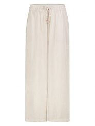 Eight2Nine Spodnie w kolorze kremowym rozmiar: M. Brązowe spodnie materiałowe damskie Eight2Nine, bez wzorów, z materiału. Za 86.99 zł.