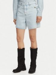 G-Star Raw Szorty jeansowe Jett D28386-E352 Niebieski jasny Regular Fit. Niebieskie szorty damskie G-Star Raw, bez wzorów, z bawełny. Za 309.99 zł.