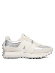 New Balance Sneakersy WS327GLA Srebrny. Szare obuwie sportowe damskie New Balance, ze skóry, bez zapięcia. Za 579.99 zł.