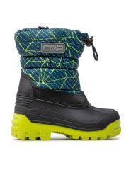 CMP Śniegowce Kids Sneewy SnowBoots 3Q71294 Zielony. Zielone buty zimowe chłopięce CMP, z materiału, bez zapięcia. Za 179.99 zł.