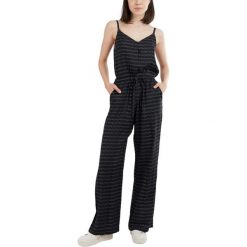 Kombinezon damski Fundango Alisha Jumpsuit. Czarne kombinezony damskie FUNDANGO, xl, bez wzorów, z wiskozy, bez kołnierzyka, bez ramiączek. Za 219.00 zł.