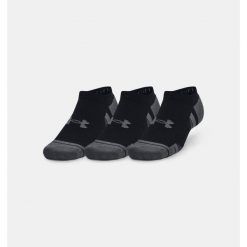 Skarpety sportowe Under Armour 1379526 3-pak. Czarne skarpetki damskie Under Armour, bez wzorów. W wyprzedaży za 39.90 zł.