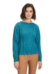 Betty Barclay Sweter w kolorze turkusowym rozmiar: 44. Niebieskie swetry klasyczne damskie Betty Barclay, bez kołnierzyka. Za 130.99 zł.