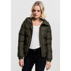 Parka dla kobiet Urban Classic hooded. Zielone parki damskie Urban Classics, na zimę, z puchu, bez kaptura. Za 294.55 zł.