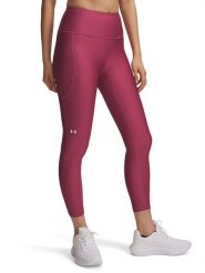 Under Armour Legginsy sportowe "Tech Hi" w kolorze różowym rozmiar: S. Różowe legginsy sportowe damskie Under Armour, s, bez wzorów, z materiału, outdoorowe. Za 140.45 zł.