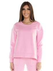 Bluza z sznurek regulacyjny na co dzień na siłownię. Czarne bluzy damskie LEONE 1947 APPAREL, xl, bez wzorów, bez kaptura. Za 147.31 zł.