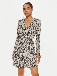 Patrizia Pepe Sukienka codzienna 8A1397 A463-FE84 Biały Regular Fit. Białe sukienki damskie Patrizia Pepe, bez wzorów, z syntetyku, bez ramiączek. Za 769.99 zł.