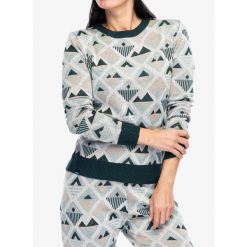Sweter damski Kavu Hillrose. Brązowe swetry klasyczne damskie KAVU, l, bez kołnierzyka. Za 235.99 zł.