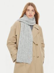 Tommy Hilfiger Szalik Timeless AW0AW16655 Szary. Szare szaliki damskie Tommy Hilfiger, bez wzorów, z materiału. Za 329.99 zł.