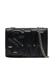 Steve Madden Torebka Bzoie SM13002239 Czarny. Czarne torebki wieczorowe damskie Steve Madden, bez wzorów, ze skóry, bez dodatków. Za 419.99 zł.