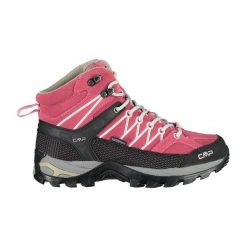Damskie buty trekkingowe CMP Rigel Waterproof. Czerwone obuwie trekkingowe damskie CMP, z materiału, bez zapięcia. Za 406.99 zł.