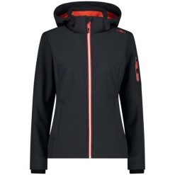 Kurtka damska turystyczna CMP 39A5006. Szare kurtki damskie CMP, bez wzorów, bez kaptura. W wyprzedaży za 314.99 zł.