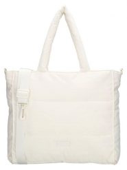 Beagles Shopper bag "Calvia" w kolorze kremowym - 36 x 32 x 12 cm rozmiar: onesize. Brązowe shopper bag Beagles, bez wzorów, z materiału, na ramię, bez dodatków. Za 86.99 zł.