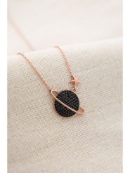 Lodie Silver Srebrny naszyjnik z elementem ozdobnym - dł. 43 cm rozmiar: onesize. Szare naszyjniki damskie Lodie Silver, z cyrkonią, srebrne. Za 65.85 zł.