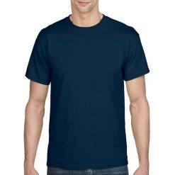 Koszulka DryBlend Unisex Dla Dorosłych. Niebieskie bluzki damskie GILDAN, xl, bez wzorów, sportowe, bez kołnierzyka, bez ramiączek. Za 57.99 zł.