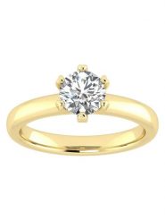 Diamonds lab grown Złoty pierścionek z diamentami rozmiar: 52. Żółte pierścionki damskie Diamonds lab grown, z diamentem, złote. Za 3,827.99 zł.