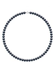 Pearline Naszyjnik perłowy w kolorze tahiti - dł. 42 cm rozmiar: onesize. Niebieskie naszyjniki damskie Pearline, z perłą, złote. Za 556.99 zł.