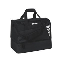 Torba sportowa Erima Six Wings z dolną komorą, czarna. Czarne torby sportowe Erima, bez wzorów. Za 271.99 zł.