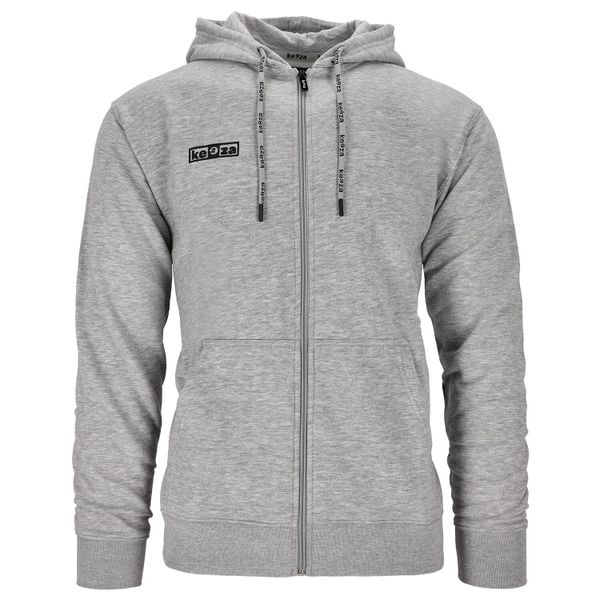 Bluza bawełniana rozpinana Keeza Urban. Szare bluzy damskie KEEZA, m, bez wzorów, z bawełny, bez kaptura. Za 89.00 zł.