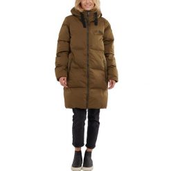 Damski płaszcz zimowy Fundango Vanessa Padded. Zielone płaszcze damskie FUNDANGO, na zimę, l, bez wzorów, bez kaptura. Za 549.90 zł.