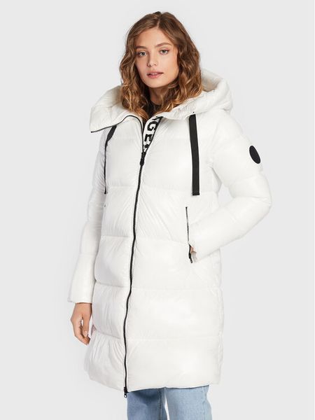 Save The Duck Kurtka zimowa D45510W-LUCK15 Biały Regular Fit. Białe kurtki damskie Save the duck, na zimę, bez wzorów, z syntetyku, bez kaptura. Za 909.00 zł.