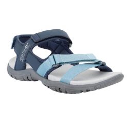 Sandały Damskie Santa Clara II. Czerwone sandały damskie Regatta, bez wzorów, z materiału, bez obcasa, na obcasie, bez zapięcia. Za 189.99 zł.