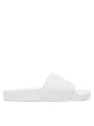 Karl Kani Klapki Pool Slide Prm PD00006204 Biały. Białe klapki damskie Karl Kani, bez wzorów, z tworzywa sztucznego, bez obcasa, bez zapięcia. Za 109.99 zł.