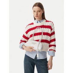 Torebka Tommy Jeans. Białe torebki klasyczne damskie Tommy Jeans, z jeansu, bez dodatków. Za 449.99 zł.