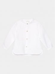 Mayoral Koszula 1195 Biały Regular Fit. Białe koszule chłopięce Mayoral, bez wzorów, z bawełny, bez kołnierzyka, bez ramiączek. Za 109.99 zł.