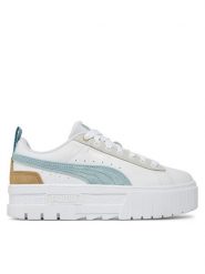 Puma Sneakersy Mayze Mix Wns 387468 12 Biały. Białe obuwie sportowe damskie Puma, ze skóry, bez zapięcia. Za 339.99 zł.