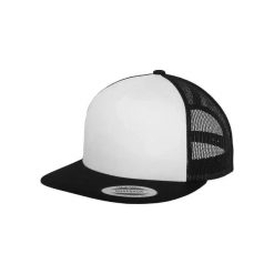 Czapka Flexfit Classique Plat. Białe czapki z daszkiem damskie FLEXFIT, bez wzorów, z bawełny. Za 53.05 zł.