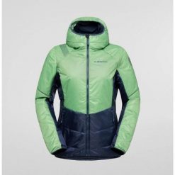 Kurtka ocieplana damska La Sportiva Mythic Primaloft Jacket. Zielone kurtki damskie La Sportiva, bez wzorów, bez kaptura. Za 1,006.49 zł.