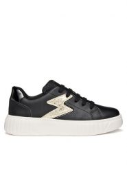 Geox Sneakersy J Mikiroshi J45DVA 054AJ C9258 D Czarny. Czarne buty sportowe dziewczęce Geox, bez wzorów, ze skóry, bez zapięcia. Za 159.99 zł.