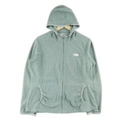 Damska szara polarowa kurtka TNF. Szare kurtki damskie The North Face, l, bez wzorów, z polaru, bez kaptura. Za 170.36 zł.