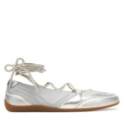 Baleriny KARL LAGERFELD. Szare balerinki damskie KARL LAGERFELD, bez wzorów. Za 799.99 zł.