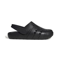 Klapki basenowe adidas Adilette 2.0 Clog. Czarne klapki damskie Adidas, bez wzorów, bez obcasa, bez zapięcia. Za 243.50 zł.