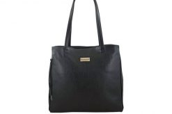 Shopperka skórzana BARBERINI'S czarna 930-1. Czarne shopper bag Barberinis, ze skóry, na ramię, duże, bez dodatków. Za 349.99 zł.