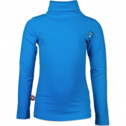 Koszulka "Latch" w kolorze niebieskim. Niebieskie koszulki i t-shirty dziewczęce 4FunkyFlavours Kids, z golfem, z długim rękawem. W wyprzedaży za 62.95 zł.