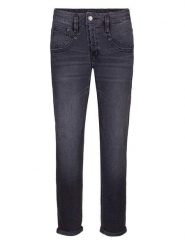 Herrlicher Dżinsy - Slim fit - w kolorze antracytowym rozmiar: W25. Czarne jeansy damskie Herrlicher. Za 114.17 zł.