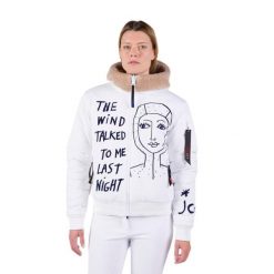 Kurtka narciarska Rossignol JCC damska W Yety Fleecy Bomber JKT biała. Białe kurtki sportowe damskie Rossignol, na zimę, s, bez wzorów, bez kaptura. W wyprzedaży za 2,716.60 zł.